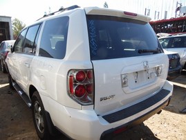 2008 Honda Pilot EX-L White 3.5L AT 4WD #A22556